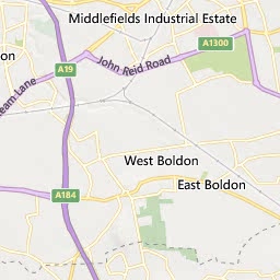 Map of Wallsend