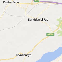Map of Caernarfon