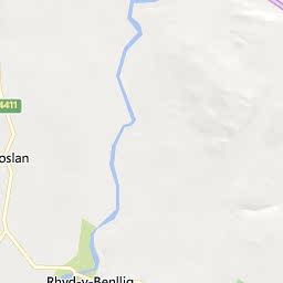 Map of Criccieth
