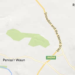 Map of Y Felinheli
