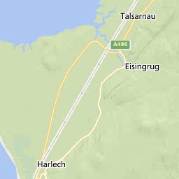 Map of Llanbedr