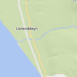 Map of Llanbedr