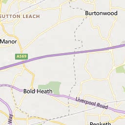 Map of Widnes