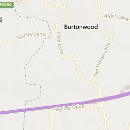 Map of Newton-Le-Willows