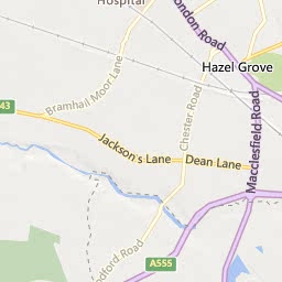 Map of Poynton