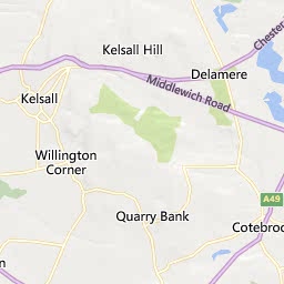 Map of Tarporley