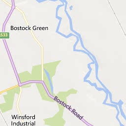 Map of Middlewich