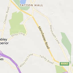 Map of Knutsford