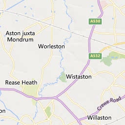 Map of Crewe
