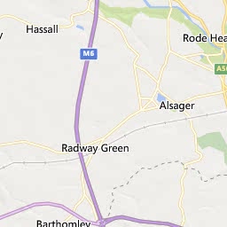 Map of Crewe