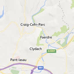 Map of Neath