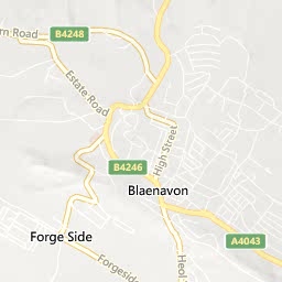 Map of Blaenavon