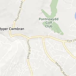 Map of Pontnewydd