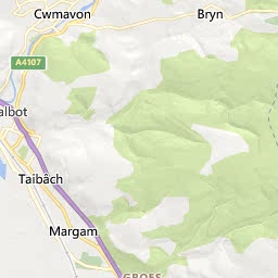 Map of Neath