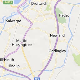 Map of Worcester