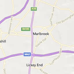 Map of Barnt Green
