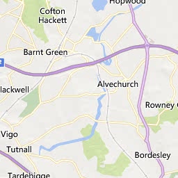 Map of Redditch
