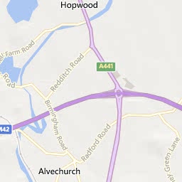 Map of Barnt Green