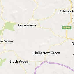 Map of Redditch