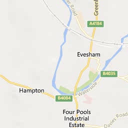 Map of Evesham