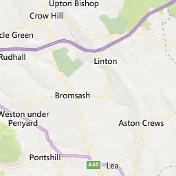 Map of Newent