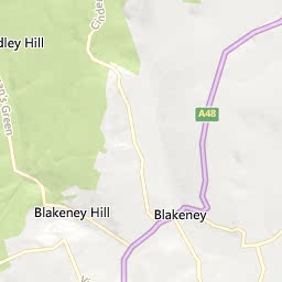 Map of Blakeney