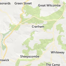 Map of Stroud
