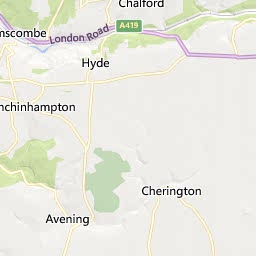 Map of Stroud