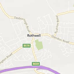 Map of Rothwell