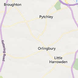 Map of Kettering