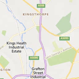 Map of Duston