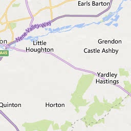 Map of Northampton