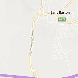 Map of Earls Barton