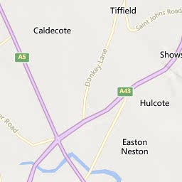 Map of Towcester