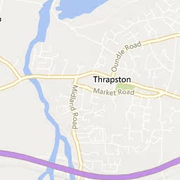 Map of Thrapston