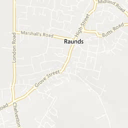 Map of Raunds