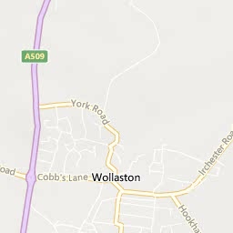 Map of Wollaston