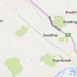 Map of Rushden