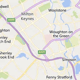 Map of Newport Pagnell