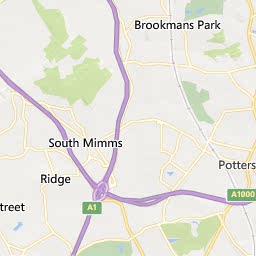 Map of Hatfield