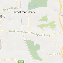 Map of Potters Bar