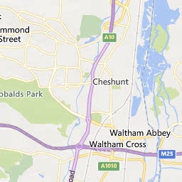 Map of Cheshunt
