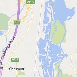 Map of Broxbourne