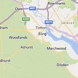 Map of Southampton