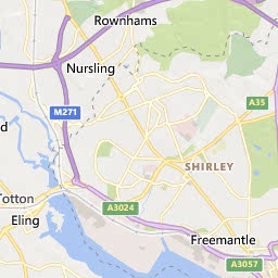 Map of Eastleigh