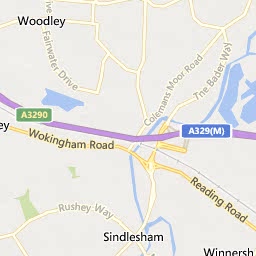 Map of Lower Earley