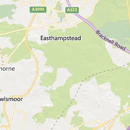 Map of Bracknell
