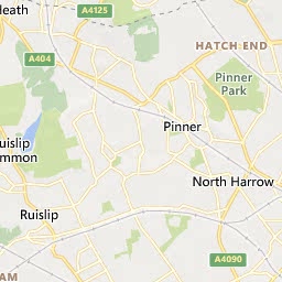 Map of Rickmansworth