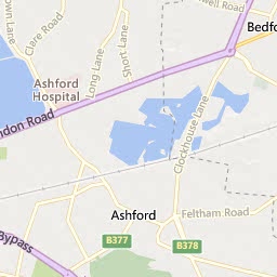 Map of Ashford
