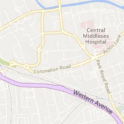 Map of West Acton